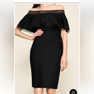 Tadashi Shoji Off-The Shoulder Dress XL